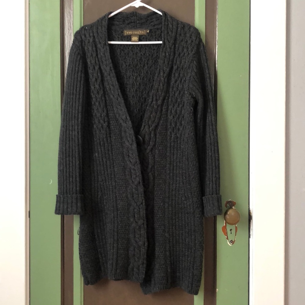 INIS Crafts long wool cardigan